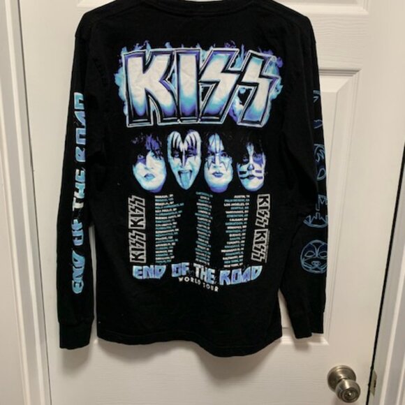 KISS BAND "END OF THE ROAD TOUR" MENS  LONG SLEEVE - Picture 5 of 5